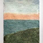 Aegean Relief, Variation 7.2.2016, Oil on Plaster Relief, 39.4X30.2X5 cm